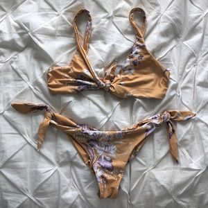 yellow vitamin a bikini xs nwot